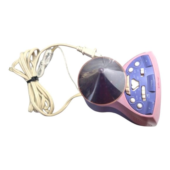 Disney Princess Castle Alarm Clock Radio Pink Purple Starlight DCR4500-P Work - Picture 3 of 7